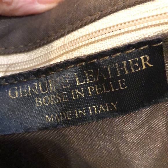 VINTAGE ITALIAN LEATHER HOBO - Picture 6 of 8